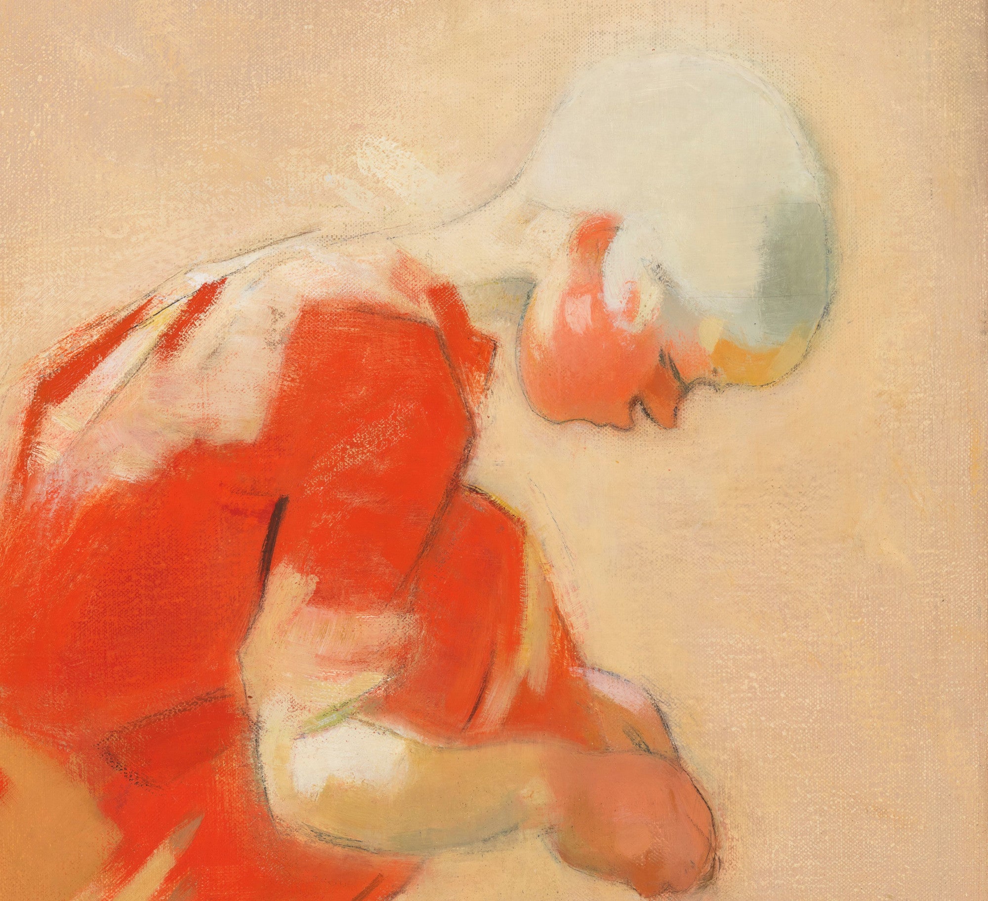 Helene Schjerfbeck Fine Art Print, Girl on the Sand