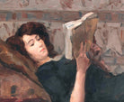 Isaac Israëls Fine Art Print, Girl Reading on a Divan