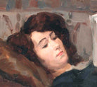 Isaac Israëls Fine Art Print, Girl Reading on a Divan