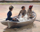 Albert Edefelt Fine Art Print, Girls in a Rowing Boat