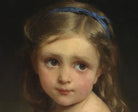 Hugues Merle Fine Art Print, Girl with Basket of Plums