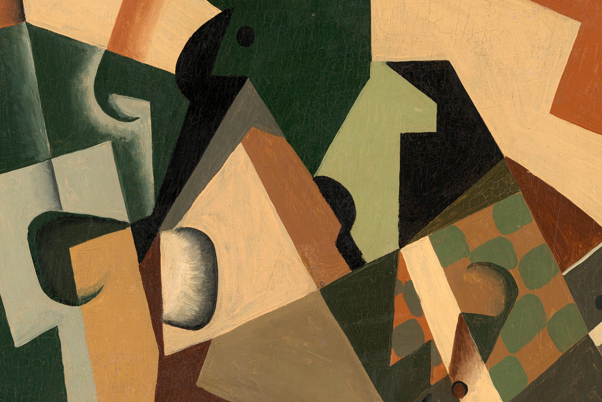 Juan Gris Crystal Cubism Fine Art Print, Glass and Checkerboard