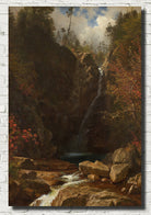 Glen Ellis Falls, Albert Bierstadt, Landscape Print