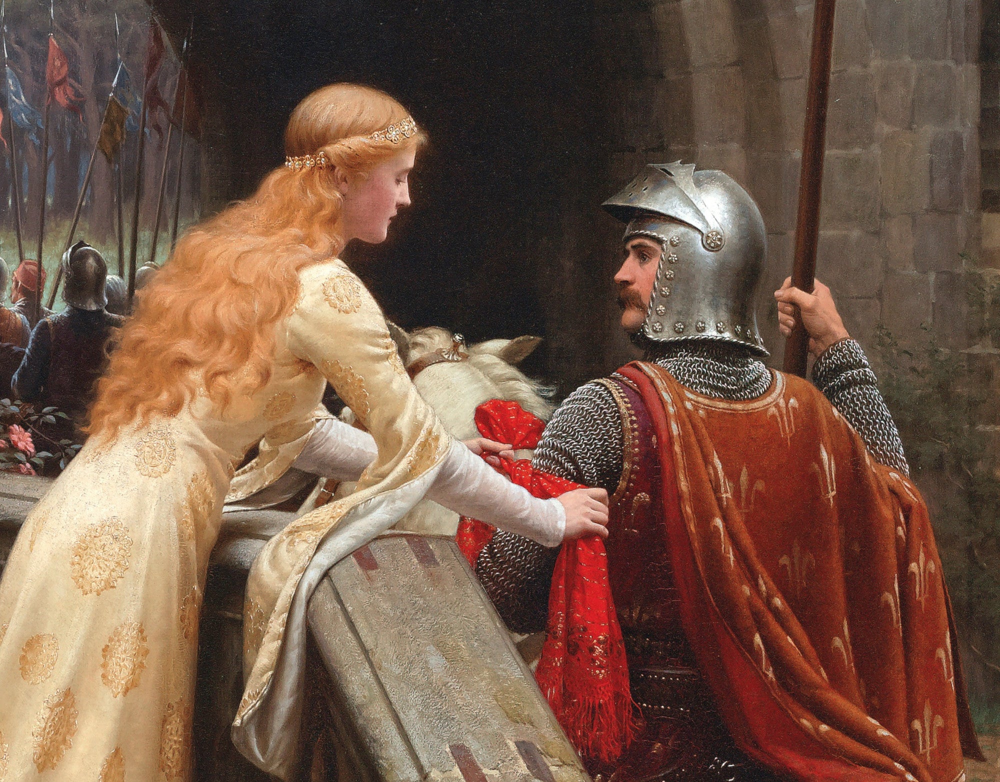 God Speed, Historical Genre Scene, Edmund Blair Leighton Fine Art Print