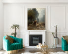 Going To Market On A Misty Morning, Constant Troyon Fine Art Print