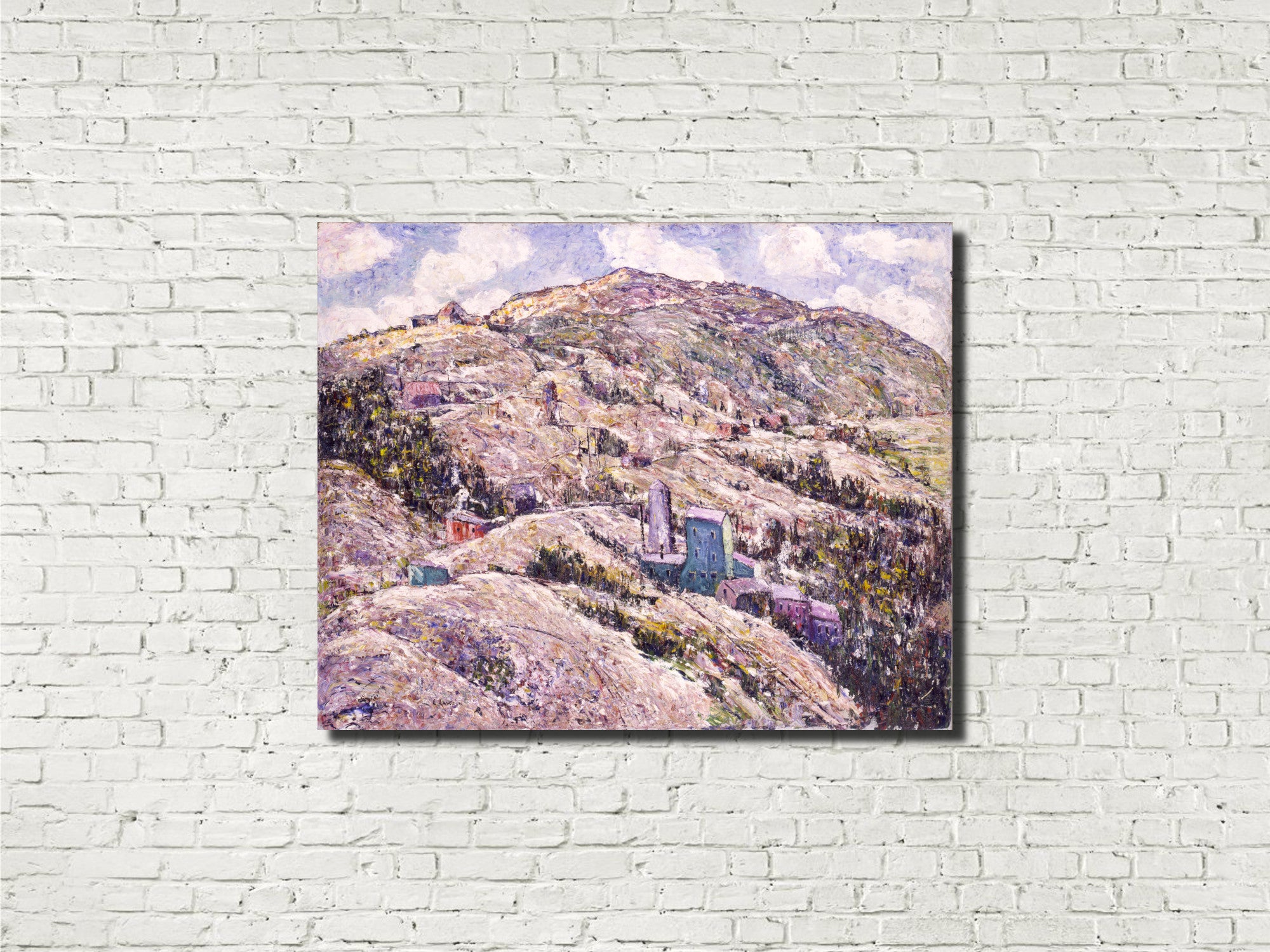 Gold Mining, Cripple Creek, Ernest Lawson Fine Art Print