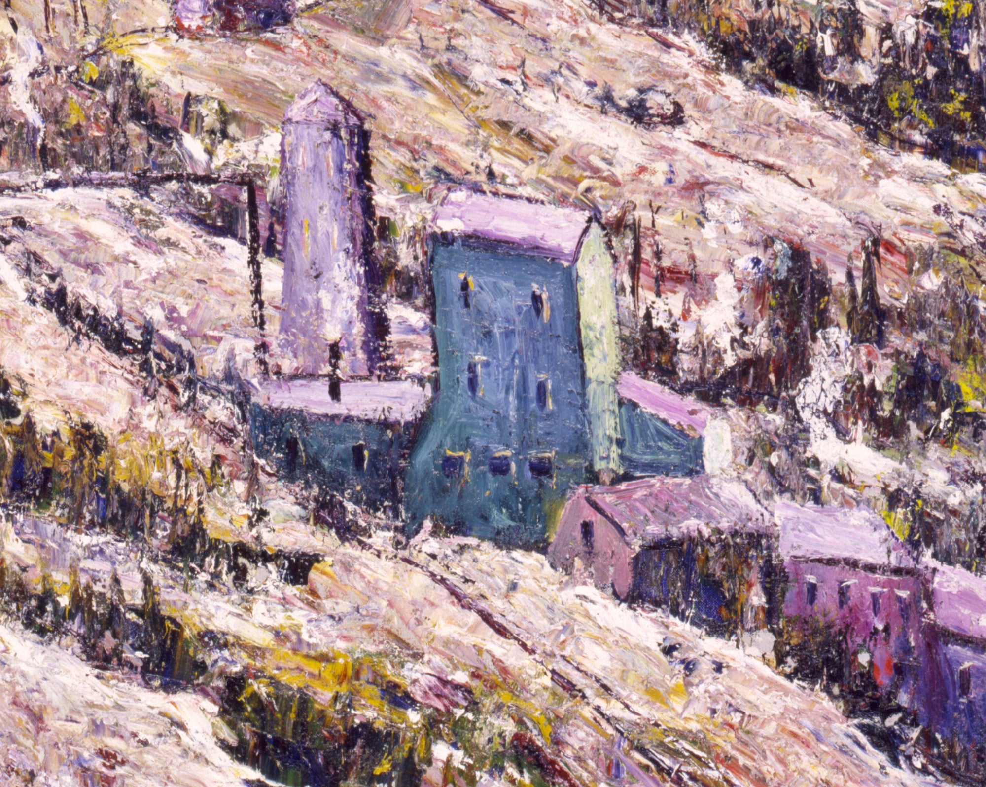 Gold Mining, Cripple Creek, Ernest Lawson Fine Art Print