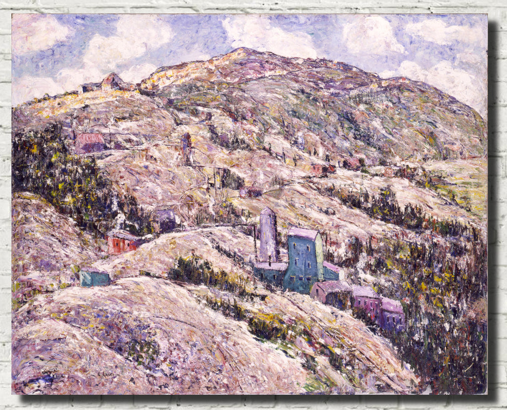 Gold Mining, Cripple Creek, Ernest Lawson Fine Art Print