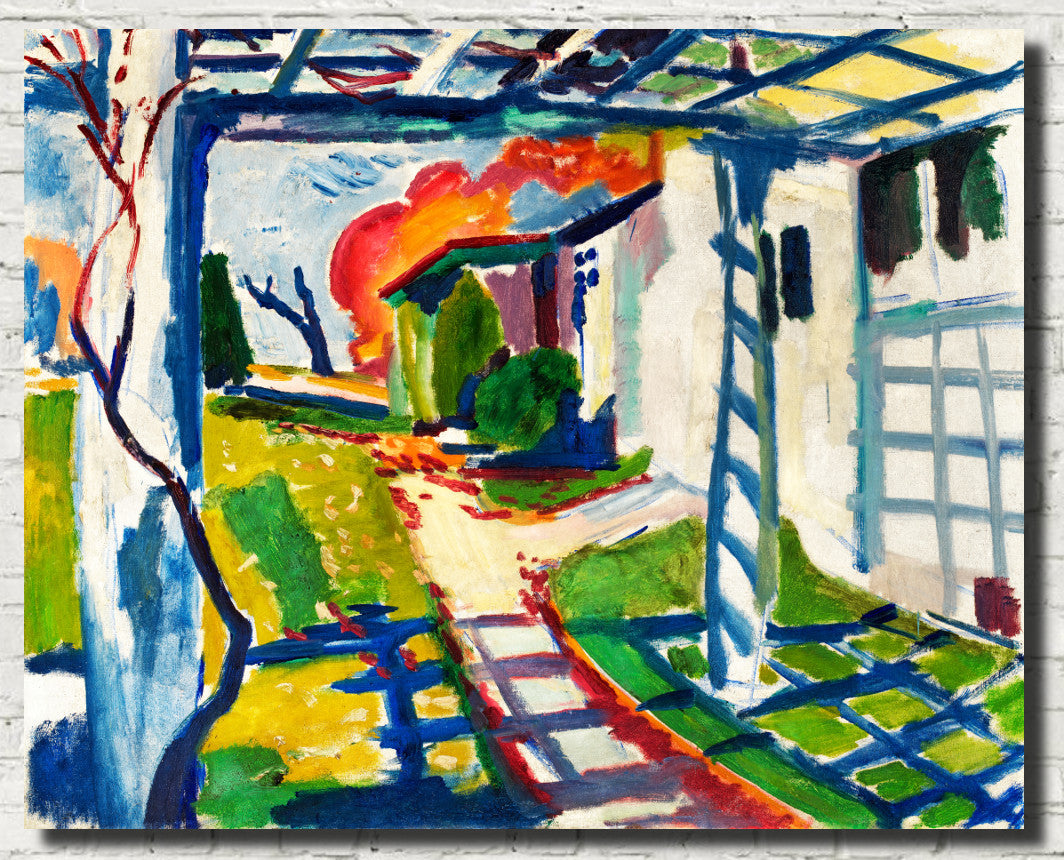 Henry Lyman Saÿen Fine Art Print : Grape Arbor