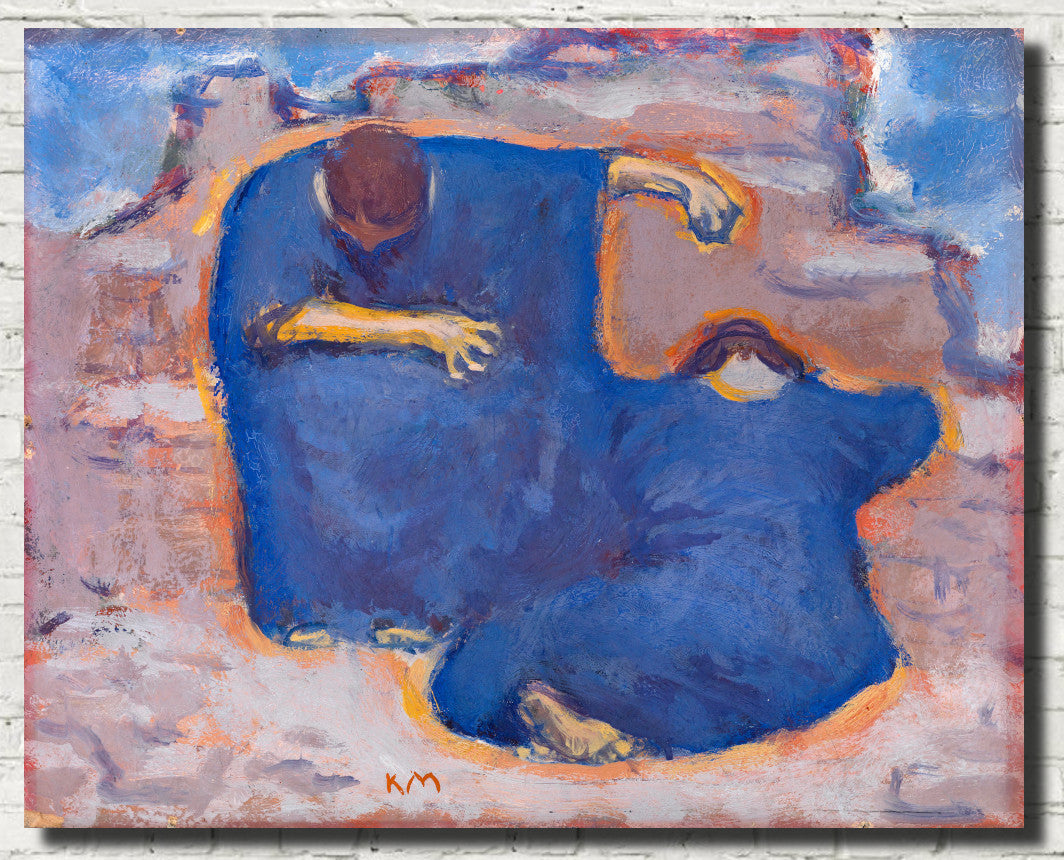 Koloman Moser Fine Art Print, Grieving Women