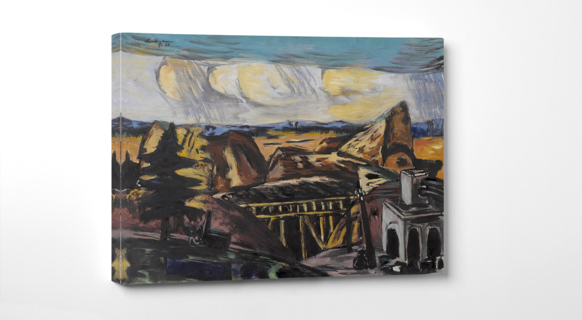 Max Beckmann, Grosser Steinbruch in Oberbayern (Large Quarry in Upper Bavaria) (1934) - New Objectivity