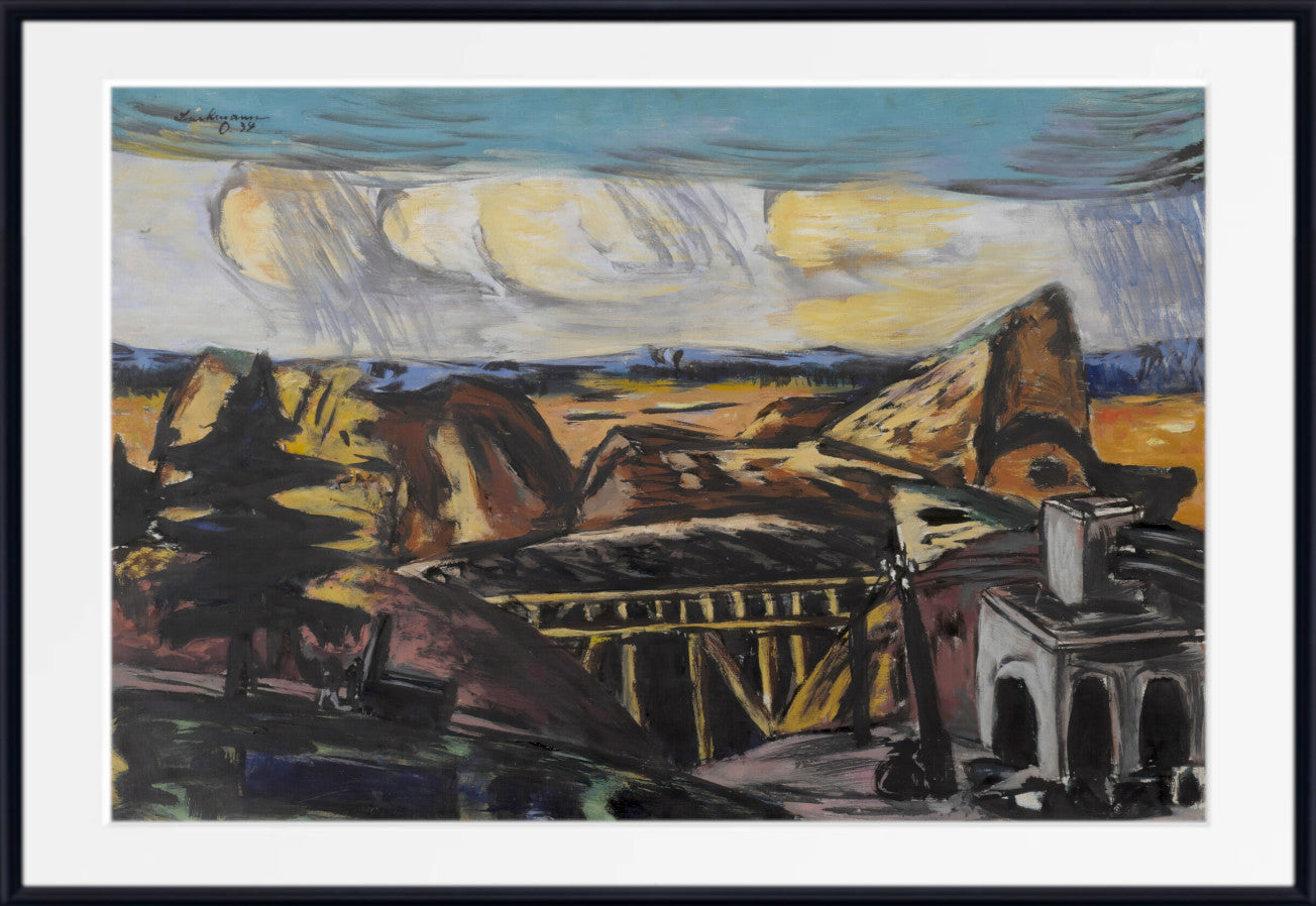 Max Beckmann, Grosser Steinbruch in Oberbayern (Large Quarry in Upper Bavaria) (1934) - New Objectivity