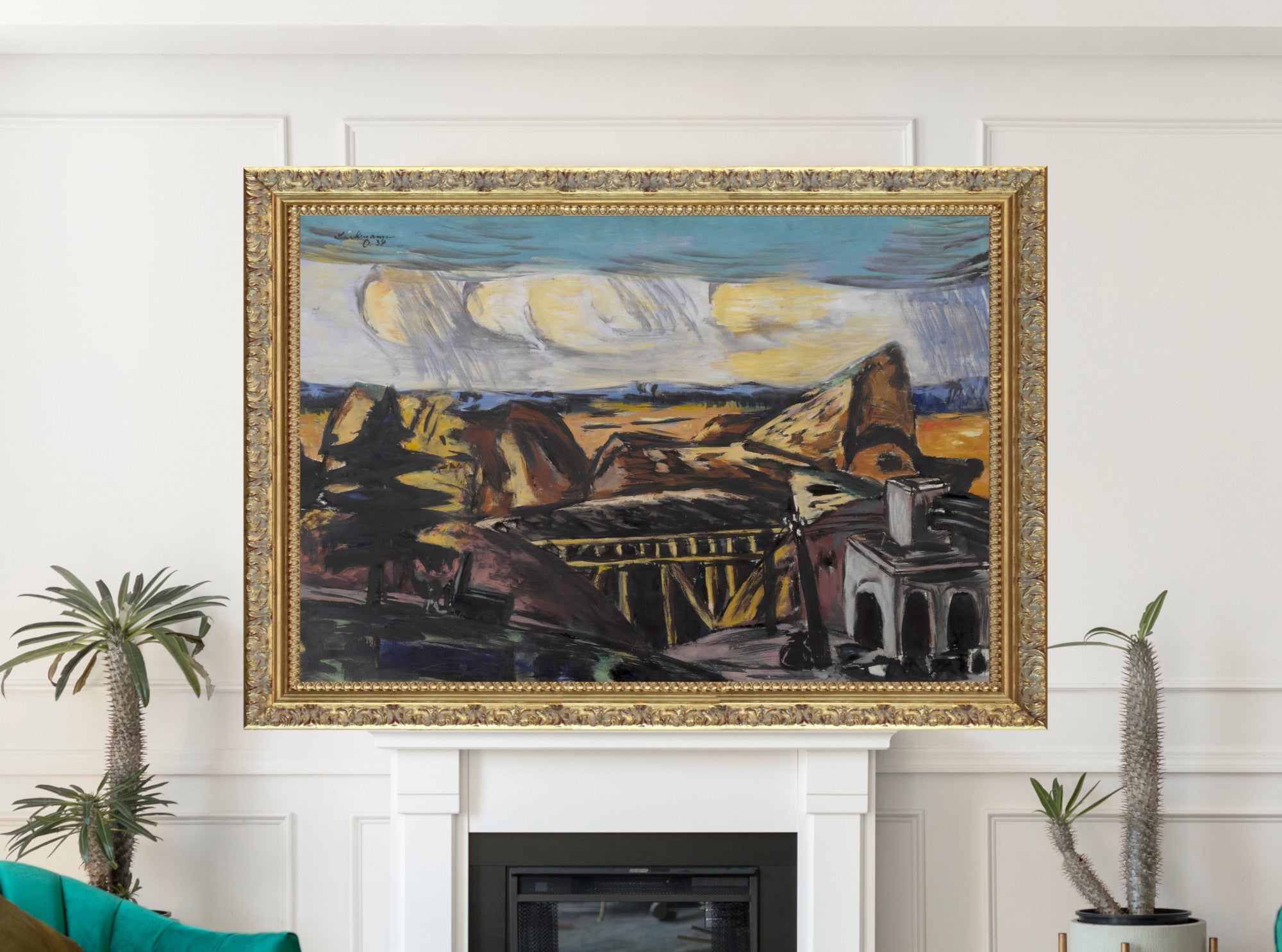 Max Beckmann, Grosser Steinbruch in Oberbayern (Large Quarry in Upper Bavaria) (1934) - New Objectivity