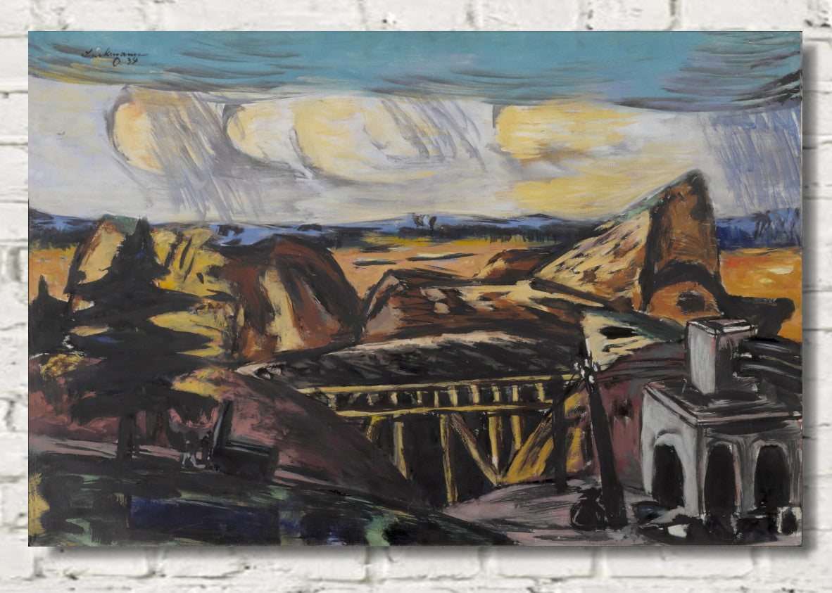 Max Beckmann, Grosser Steinbruch in Oberbayern (Large Quarry in Upper Bavaria) (1934) - New Objectivity