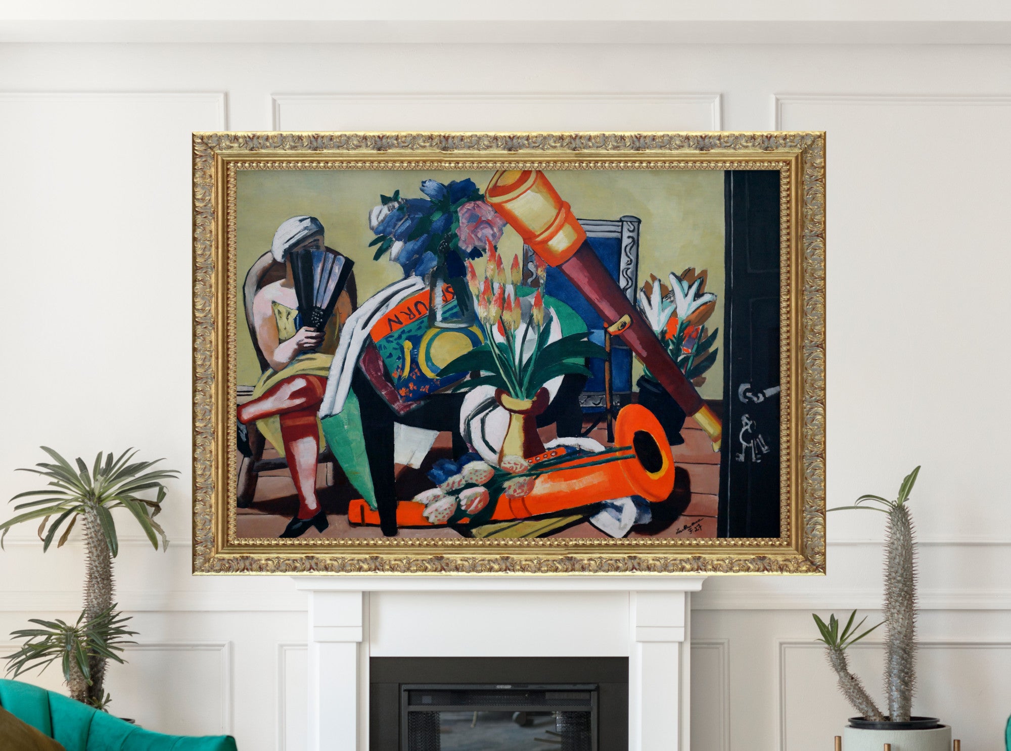 Max Beckmann, Large still life with telescope (1934) - New Objectivity