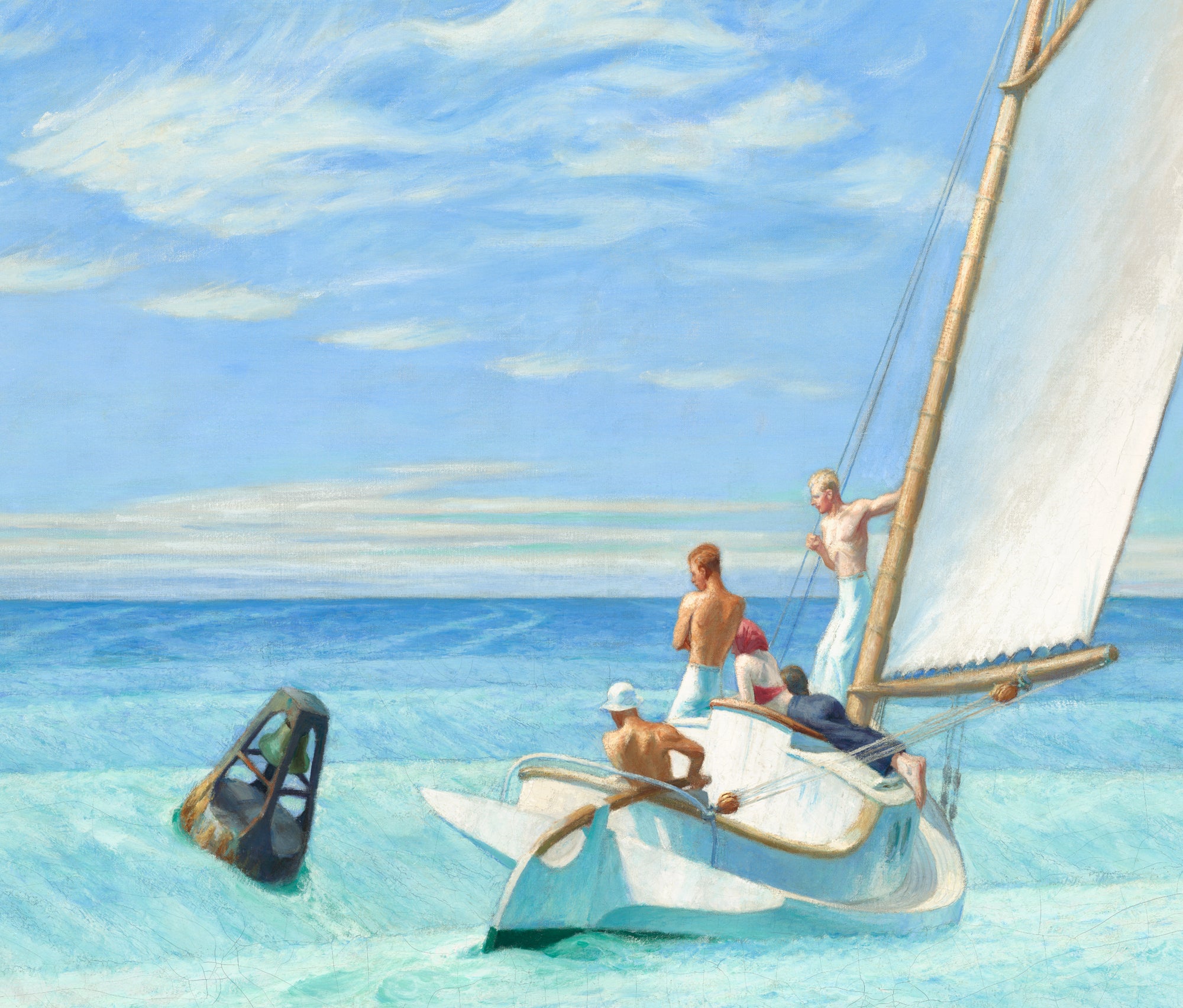 Edward Hopper Fine Art Print, Ground Swell