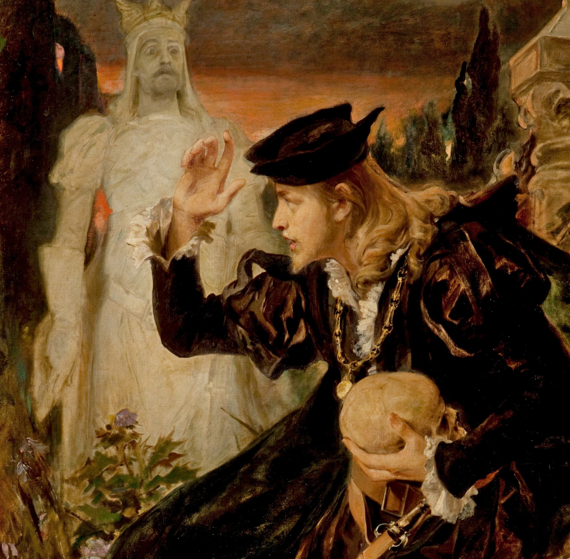 Pedro Américo Fine Art Print, Hamlets Vision