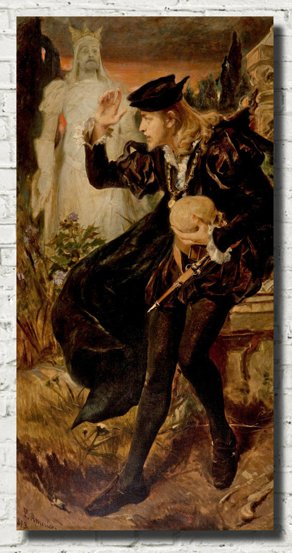 Pedro Américo Fine Art Print, Hamlets Vision
