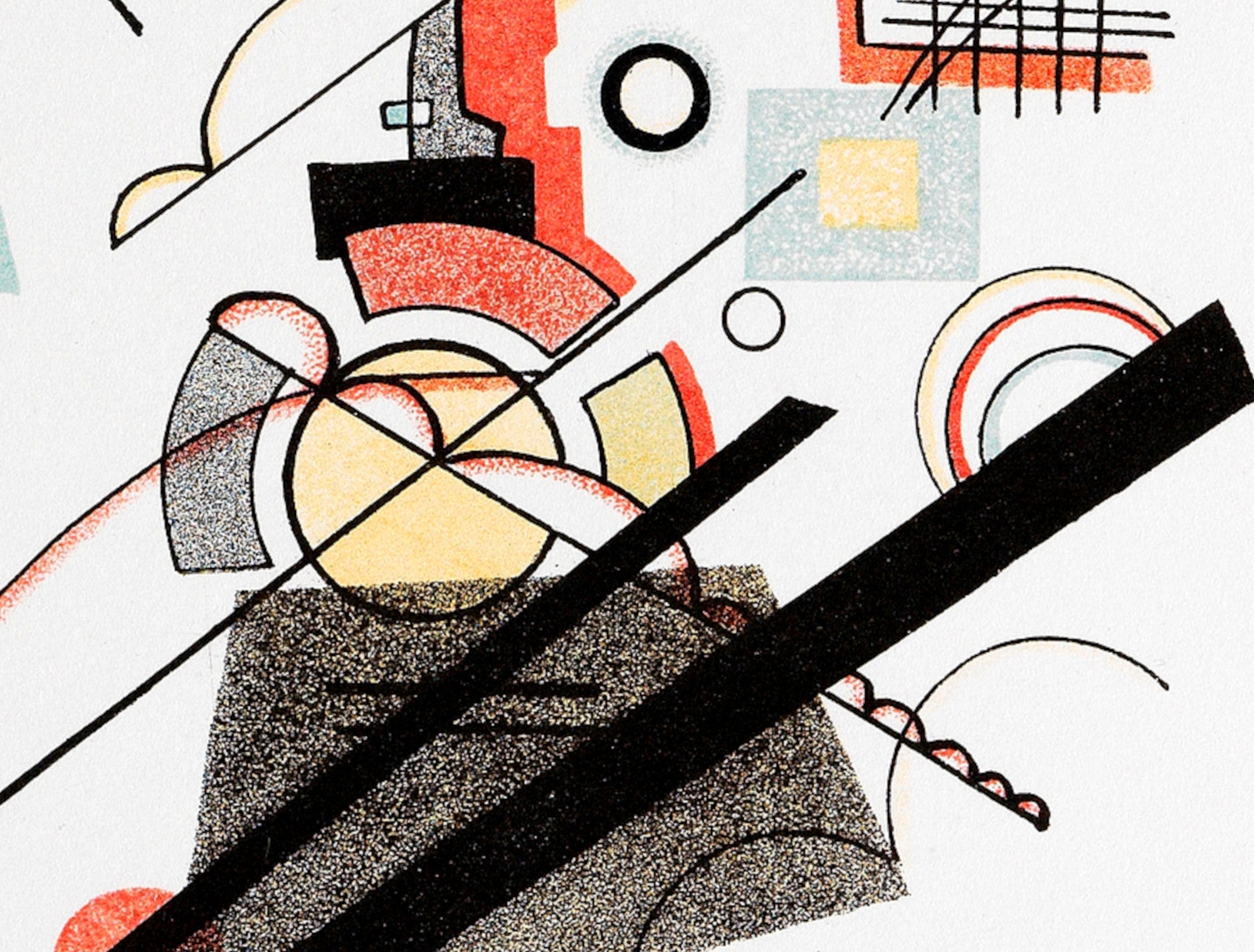 Wassily Kandinsky Abstract Fine Art Print, Happy ascent