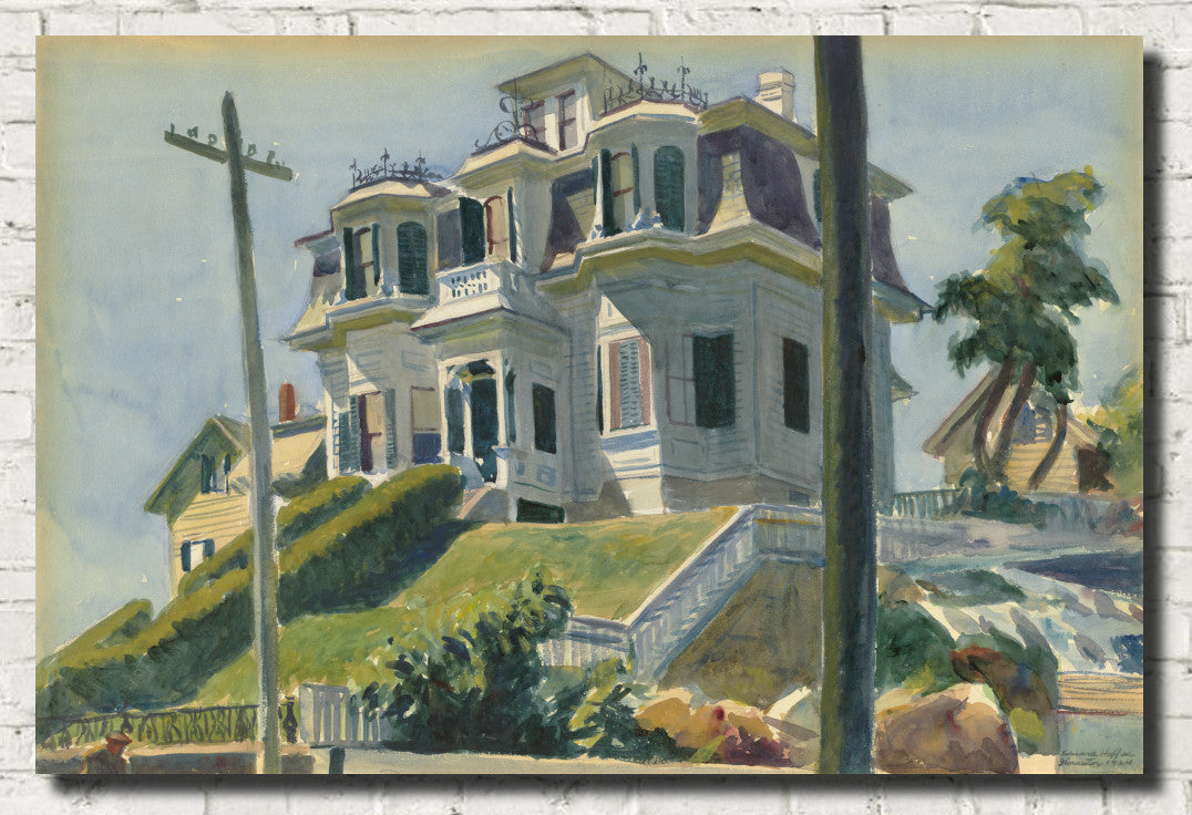 Edward Hopper Fine Art Print, Haskells House