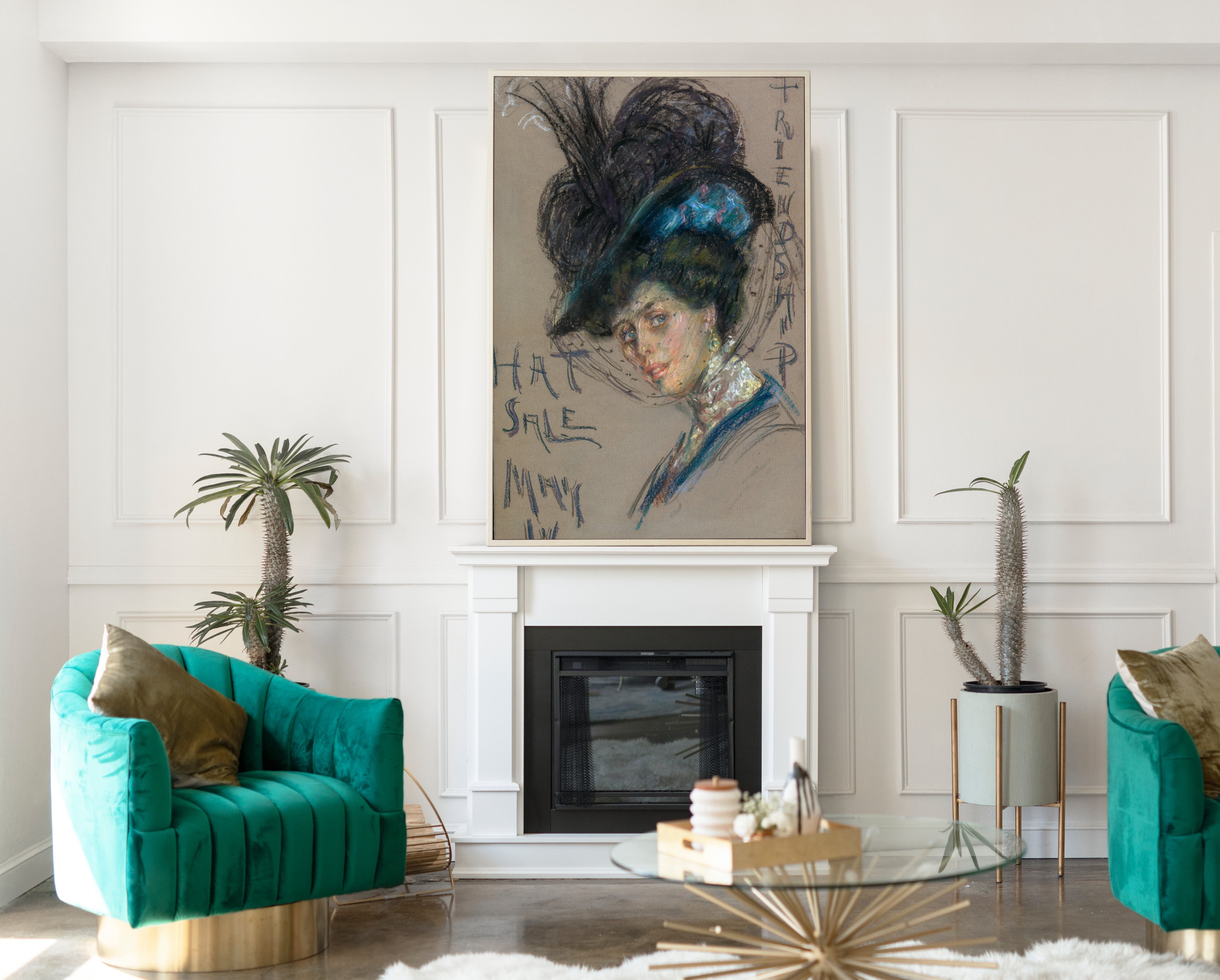 Hat Sale Poster, Alice Pike Barney Fine Art Print