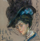 Hat Sale Poster, Alice Pike Barney Fine Art Print