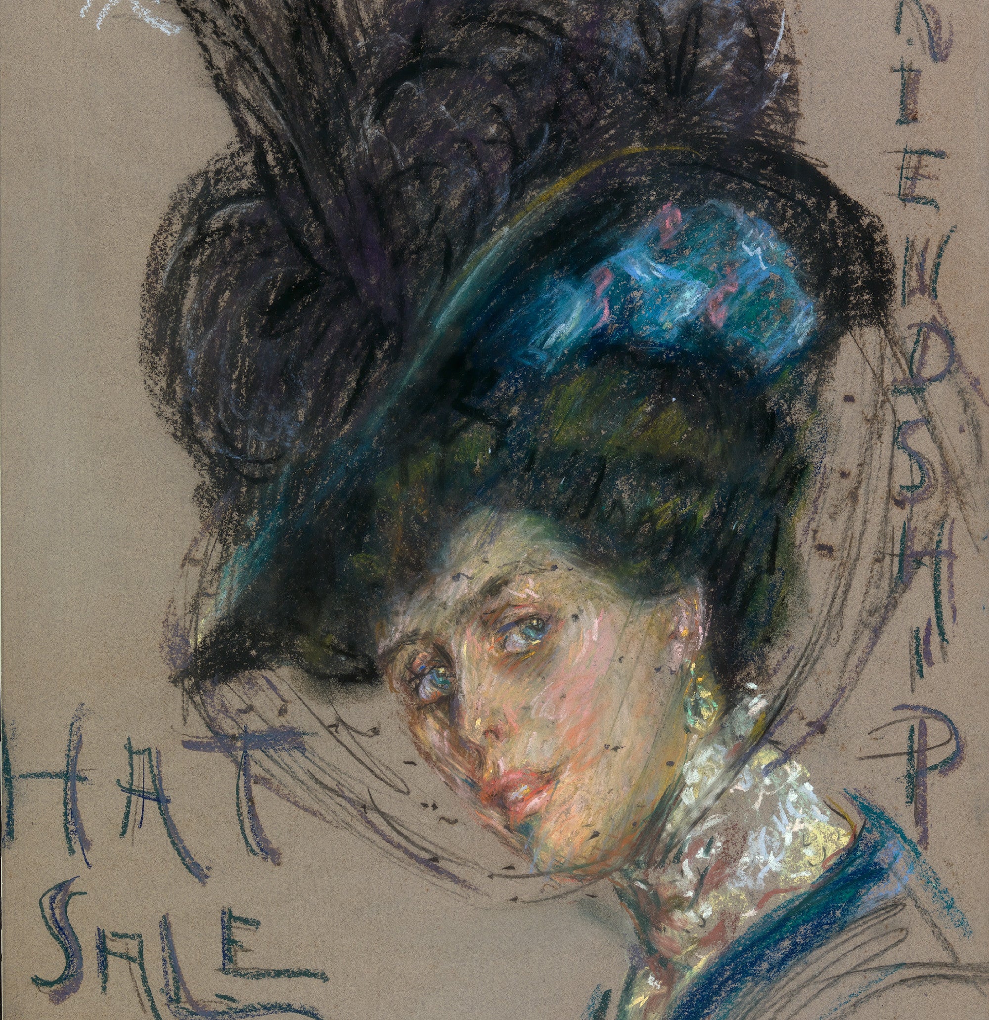 Hat Sale Poster, Alice Pike Barney Fine Art Print