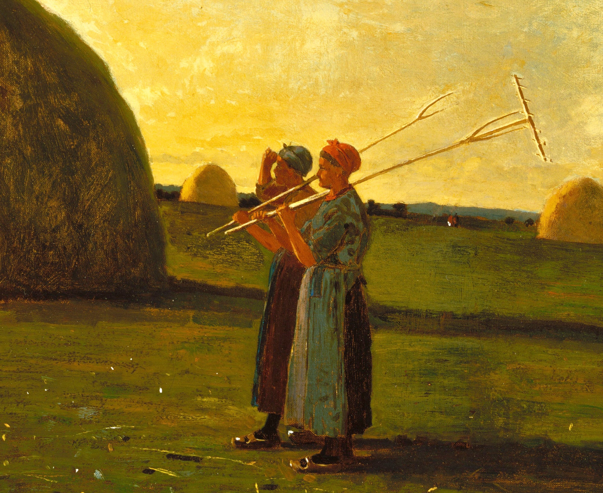 Winslow Homer Fine Art Print :  Haymakers