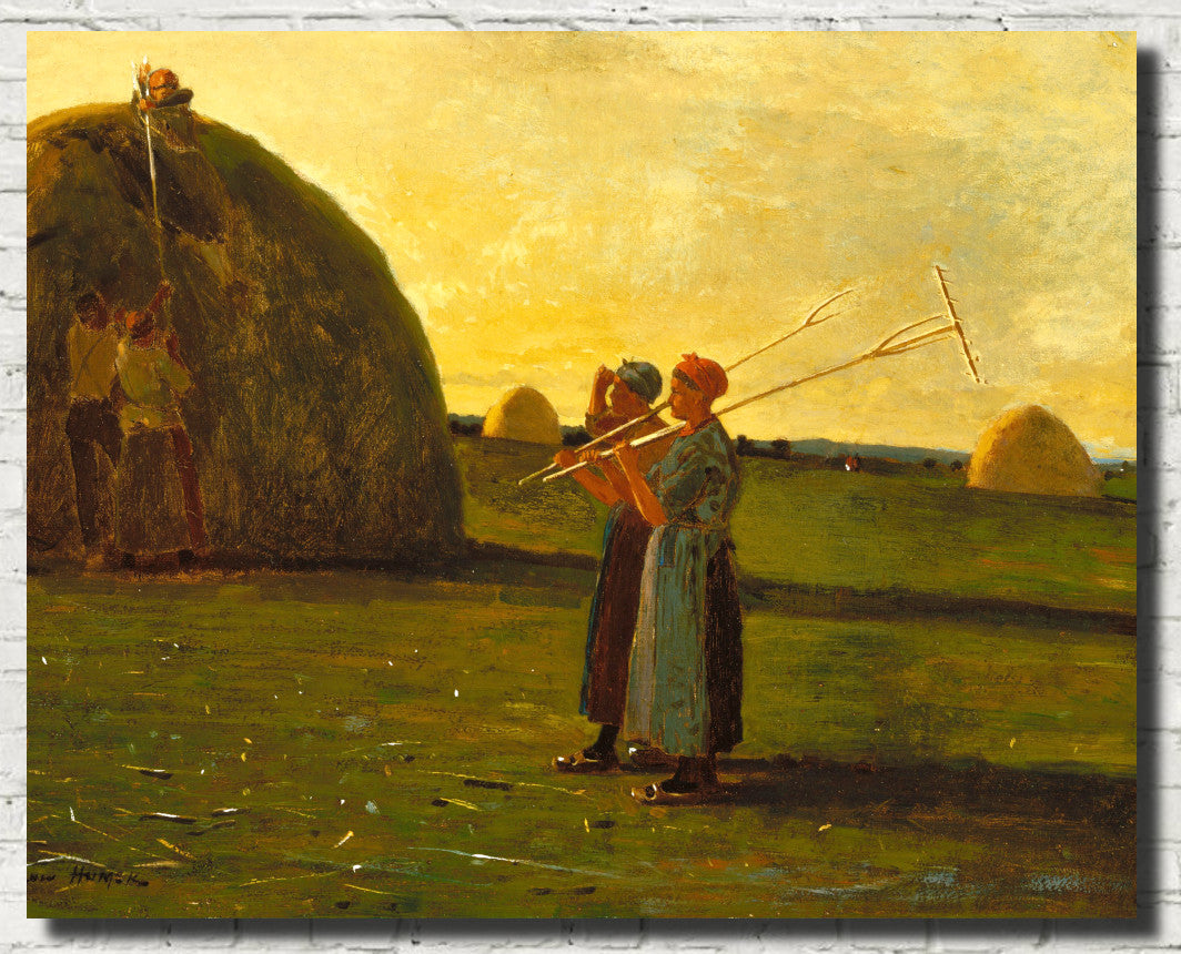 Winslow Homer Fine Art Print :  Haymakers