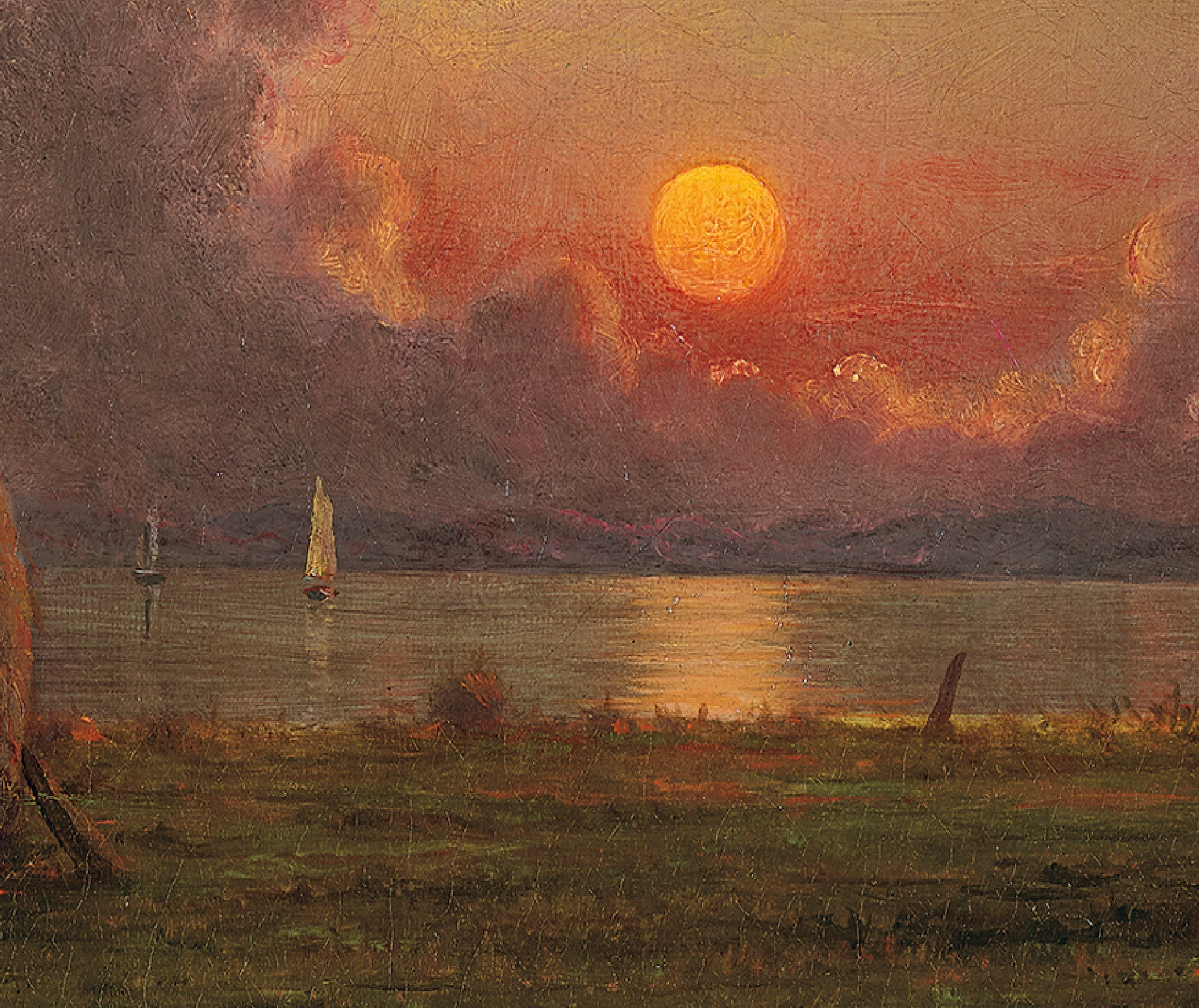 Haystack at Sunset, Martin Johnson Heade