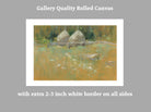 Haystacks At Edge Of Woods, John Henry Twachtman