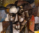 Albert Gleizes Abstract Art Print, Head in a Landscape