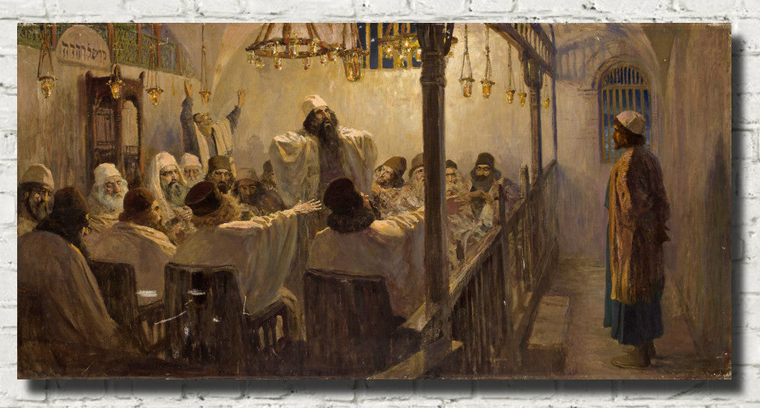 Vasily Polenov Fine Art Print, He is guilty of death