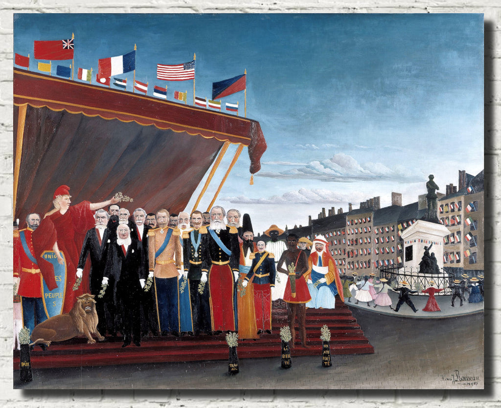 Henri Rousseau, Post- Impressionist Fine Art Print, Representatives of Foreign Powers