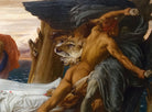 Hercules Wrestling With Death For The Body Of Alcestis, Frederic Leighton Fine Art Print