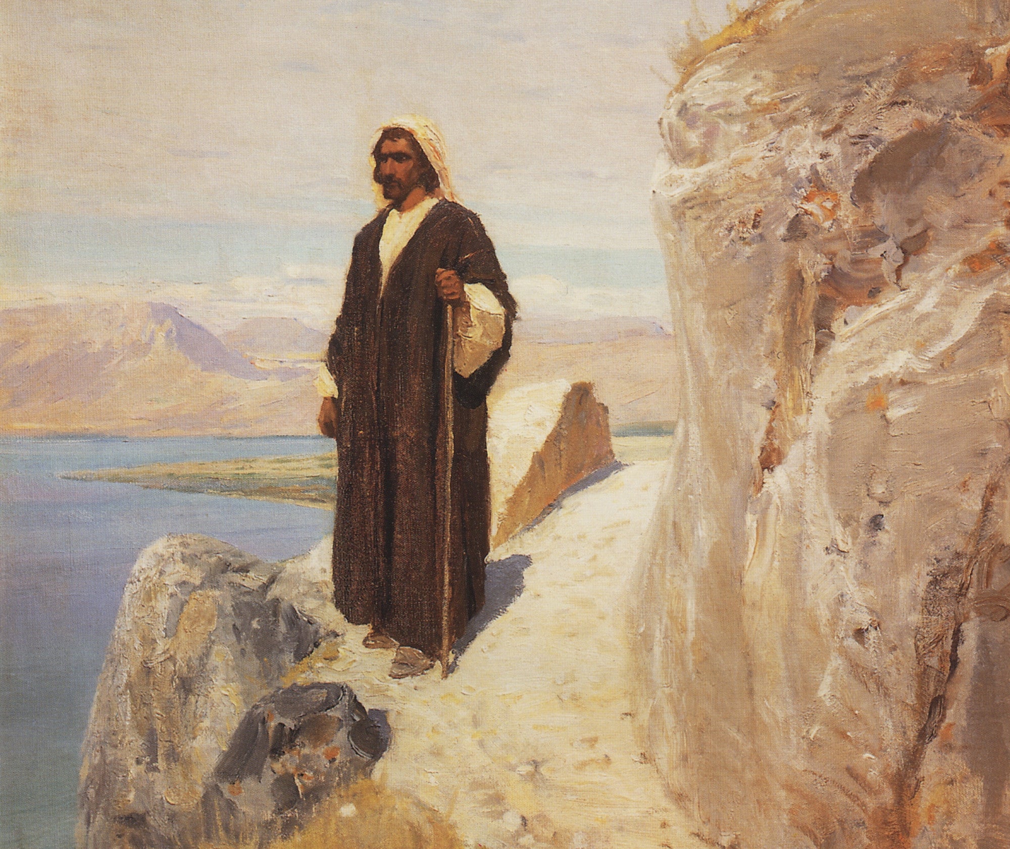 Vasily Polenov Fine Art Print, He returned to Galilee in the power of the spirit