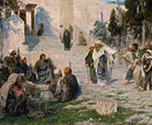 Vasily Polenov Fine Art Print, He that is Without Sin