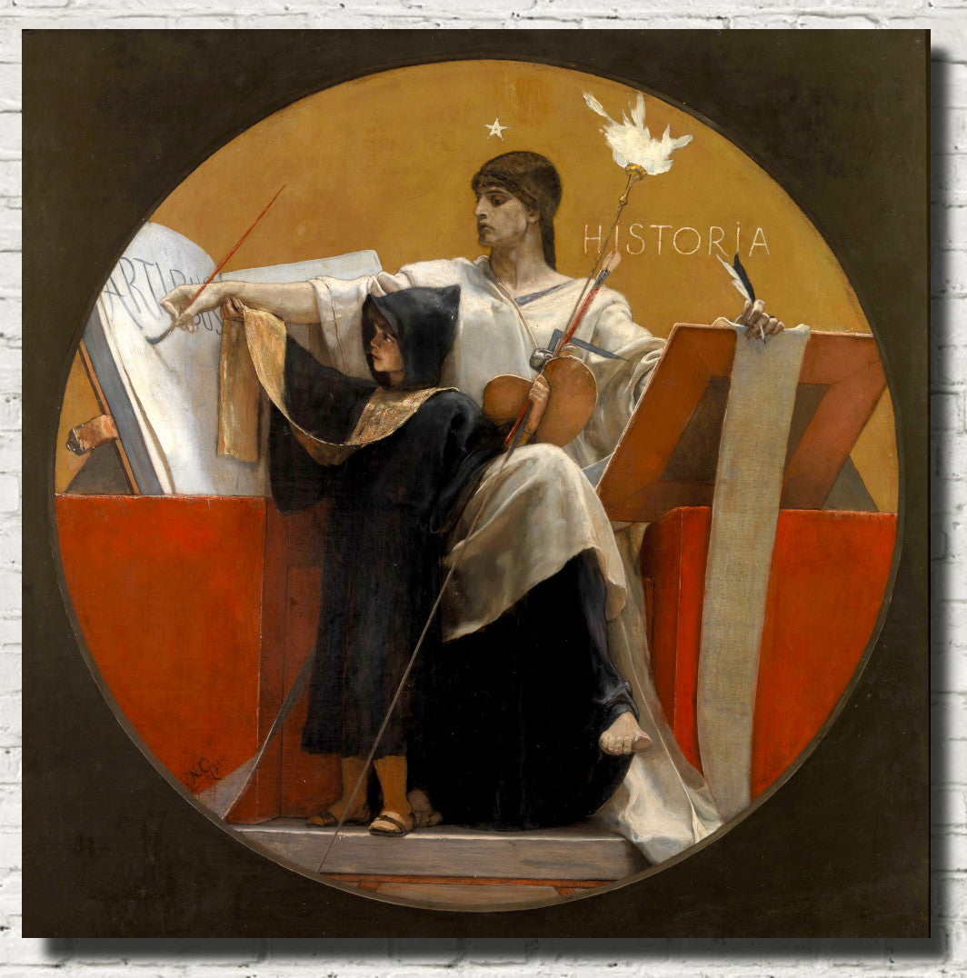 Nikolaos Gyzis Fine Art Print, Historia