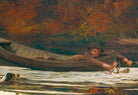 Winslow Homer Fine Art Print : Hound and Hunter