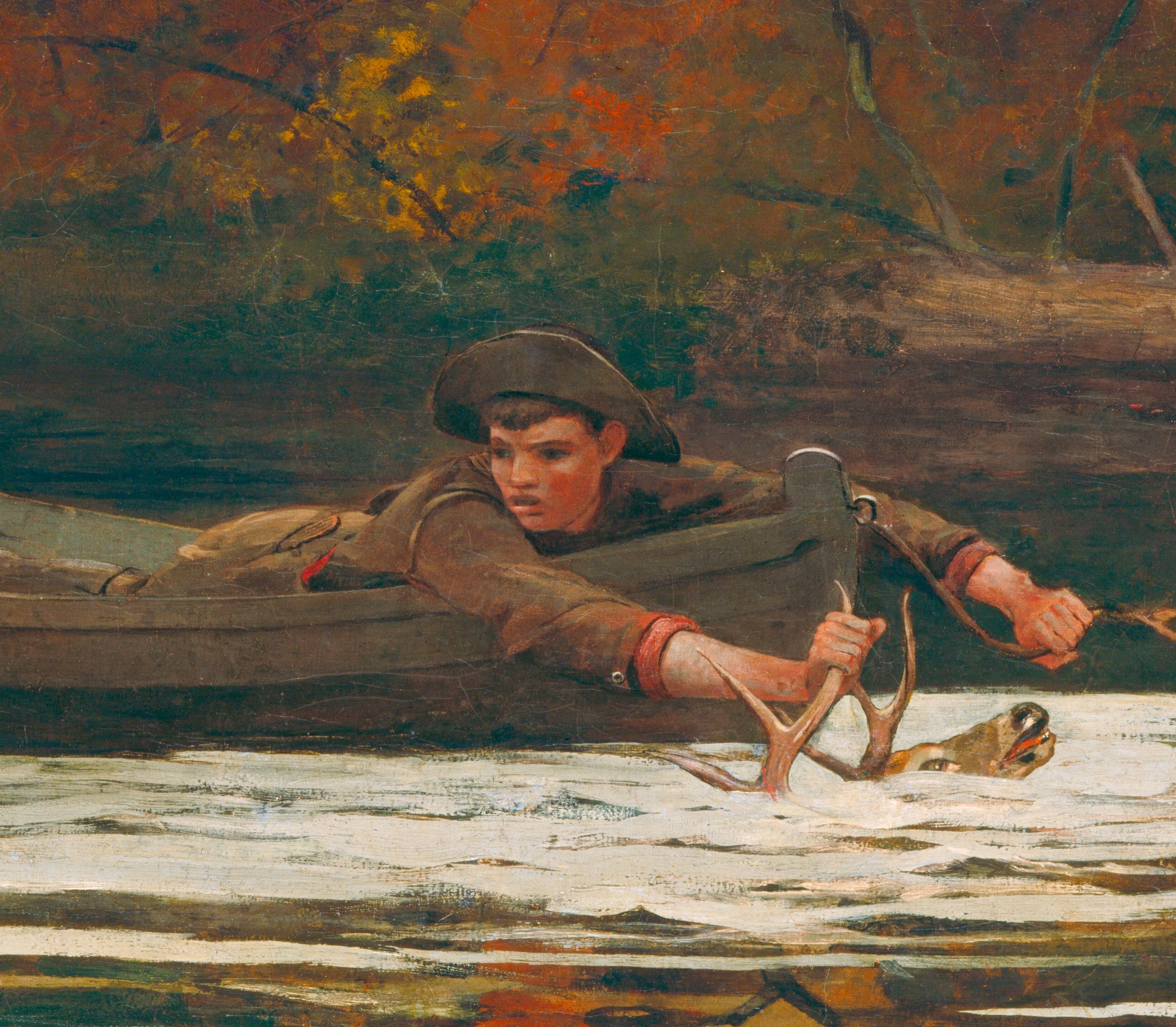Winslow Homer Fine Art Print : Hound and Hunter