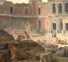 Hubert Robert Fine Art Print, Demolition of Chateau Meudon
