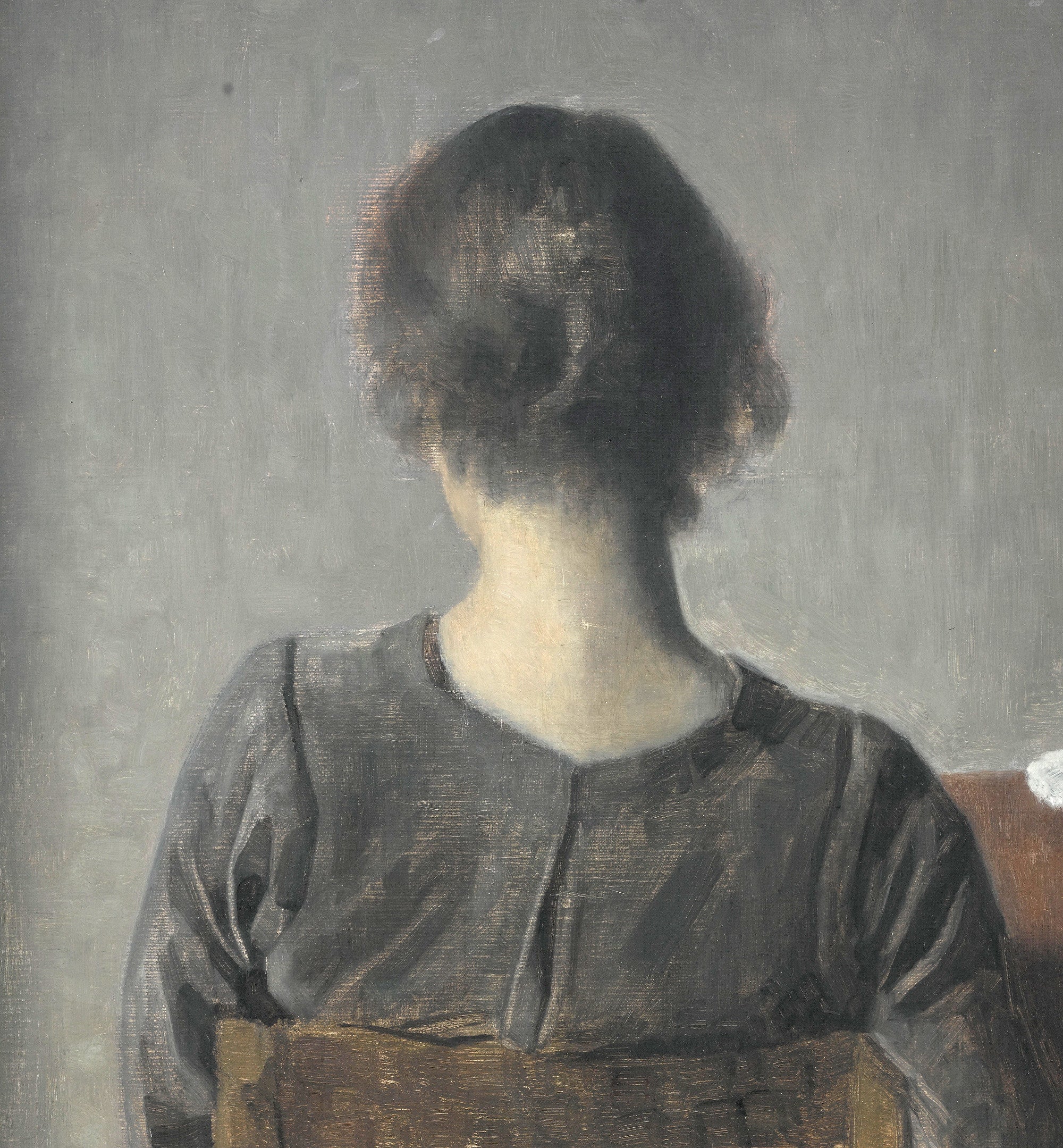 Wilhelm Hammershoi Fine Art Print, Lady Resting