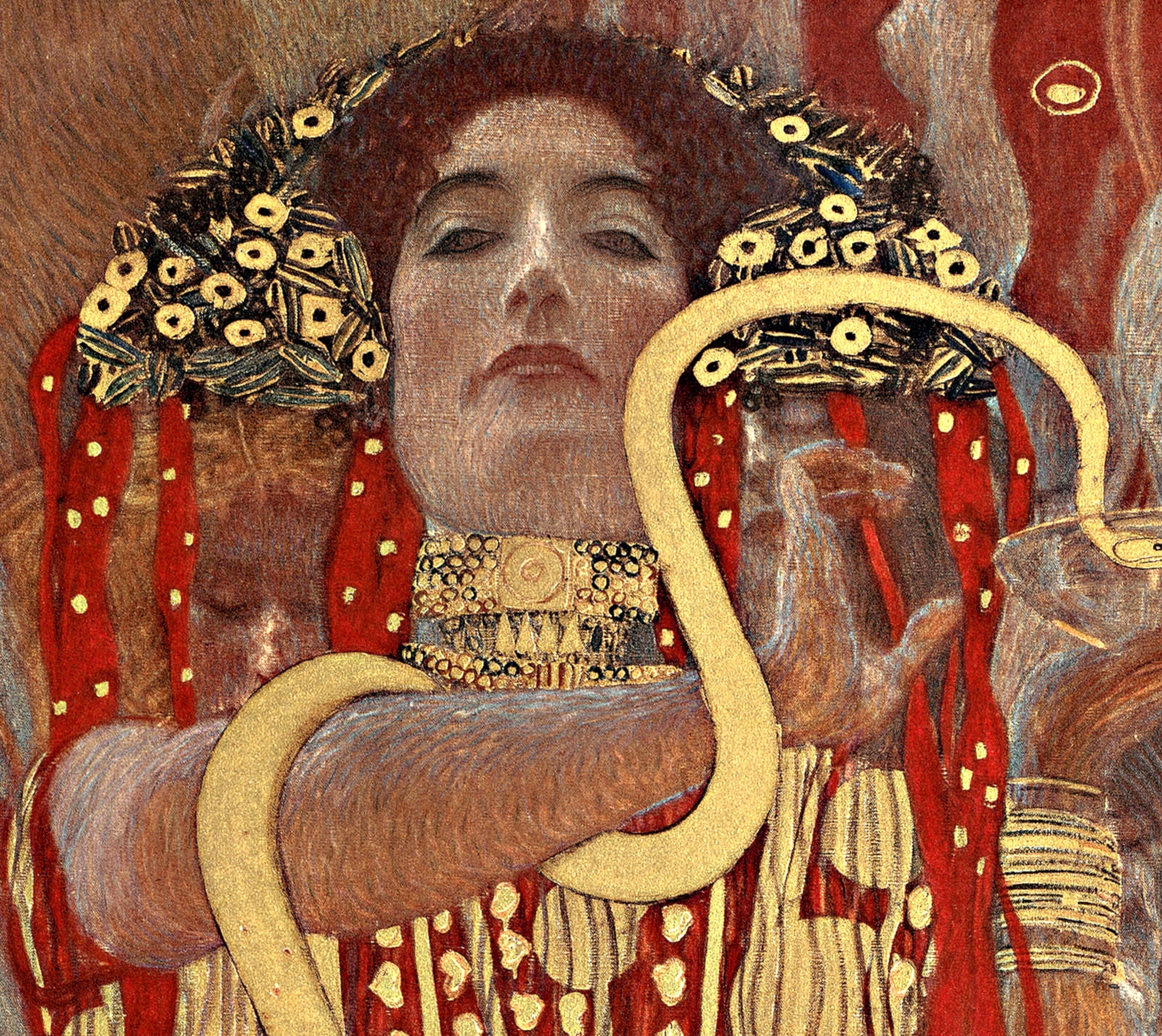 Gustav Klimt Fine Art Print, Hygieia, Goddess of Health