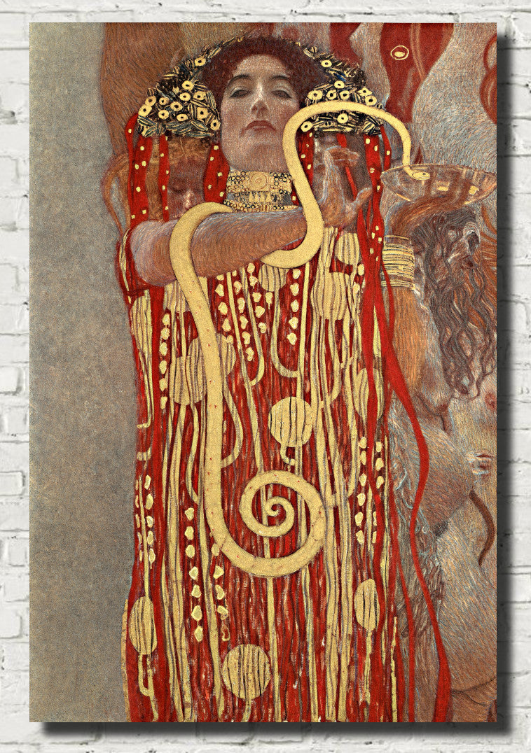 Gustav Klimt Fine Art Print, Hygieia, Goddess of Health