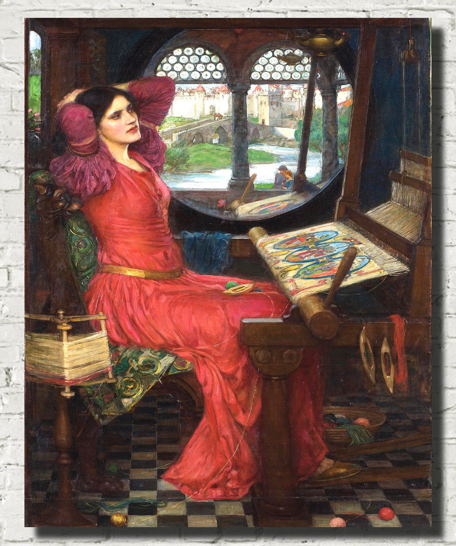 John William Waterhouse Fine Art Print, Lady of Shalott