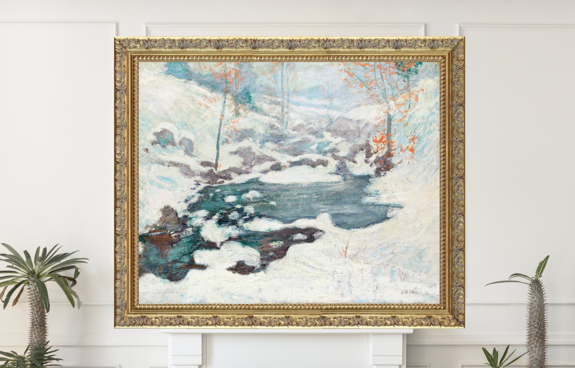Icebound, John Henry Twachtman