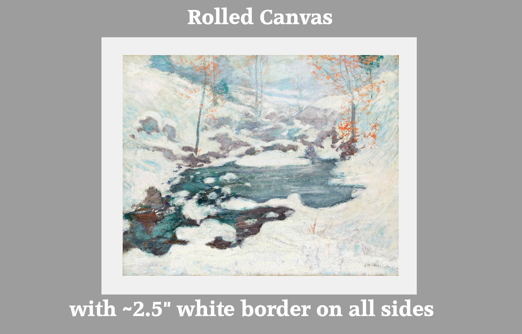Icebound, John Henry Twachtman