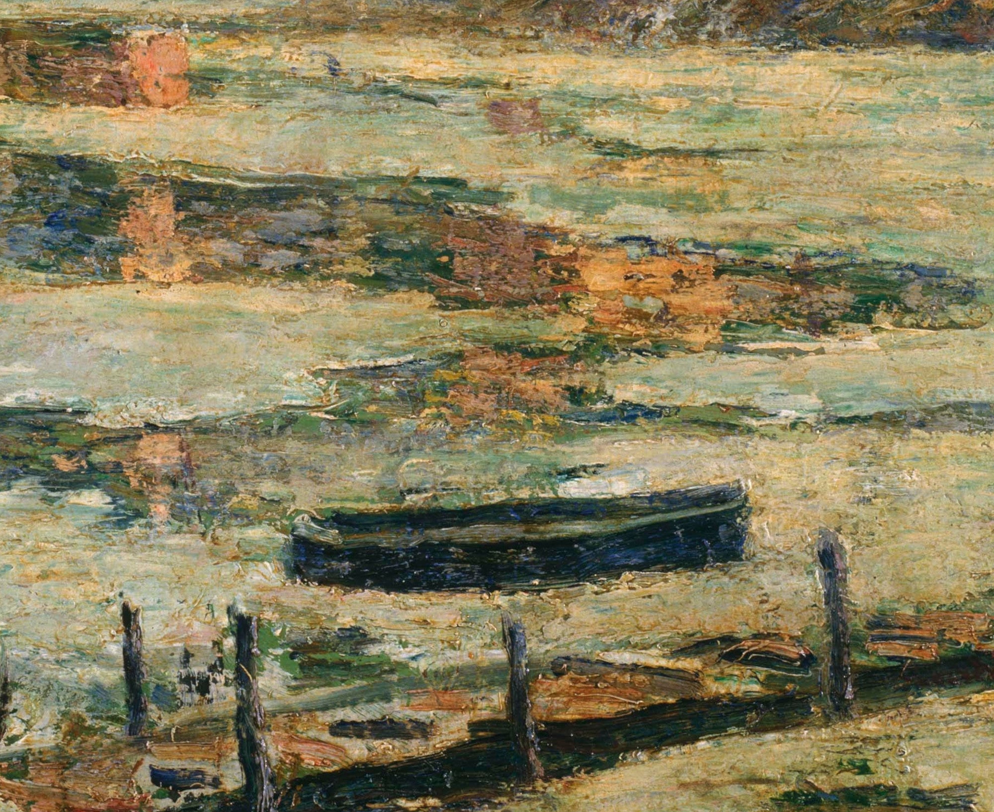 Ice in the River, Ernest Lawson Fine Art Print