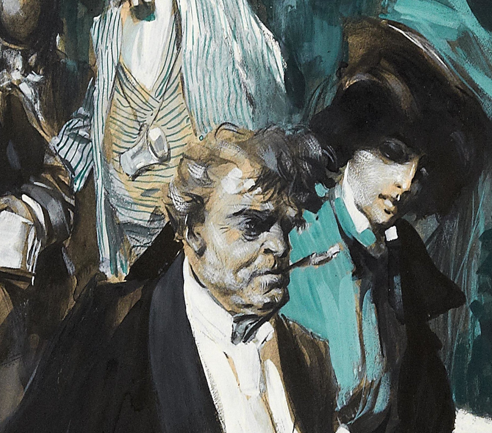 In the Spa (Im Heilbad), Viktor Oliva Fine Art Print