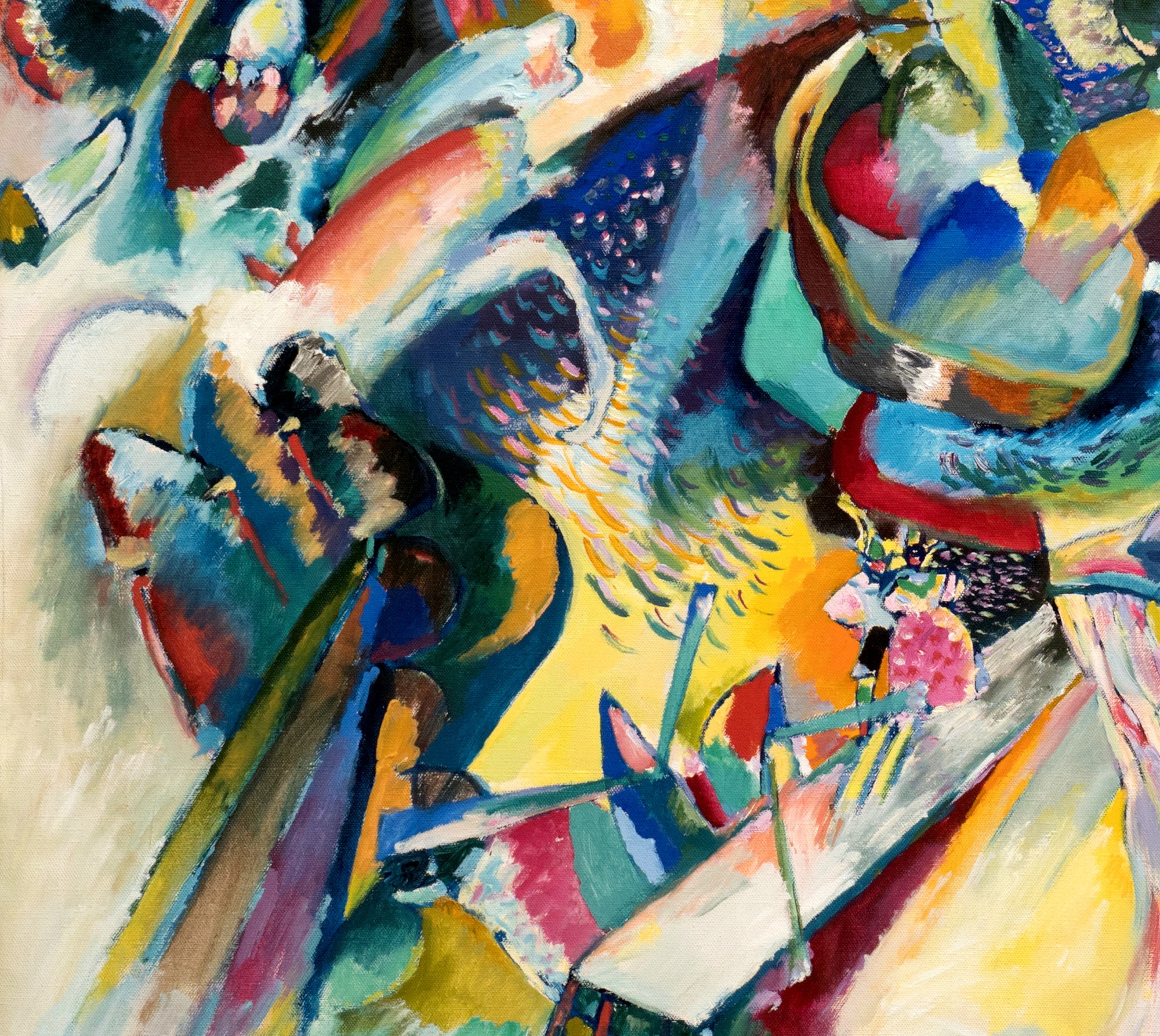 Wassily Kandinsky Fine Art Print, Abstract Composition Improvisation Gorge